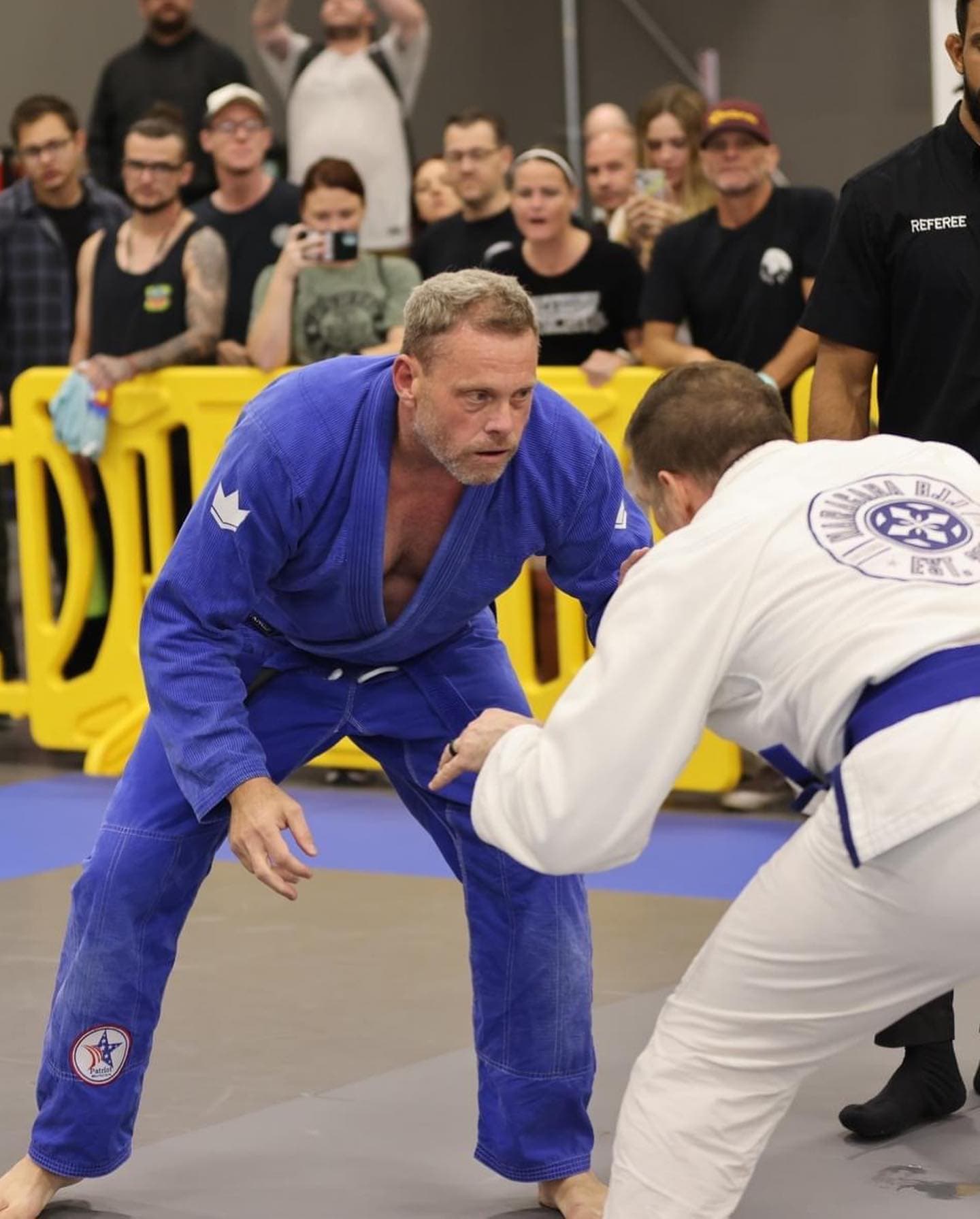 Adult member competing at an Arizona jiu-jitsu tournament