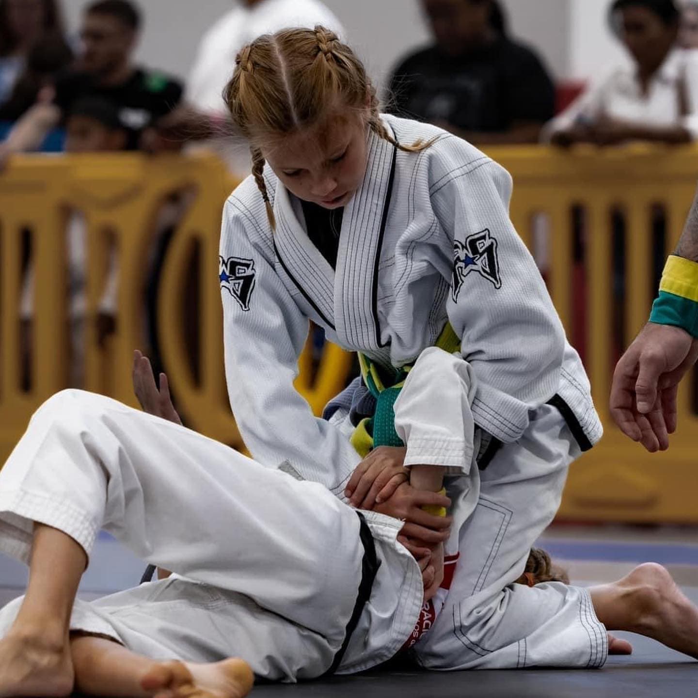 Member working a kimura during training